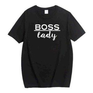New Large  Boss Lady ceo business owner birthday mother's day tshirt z107